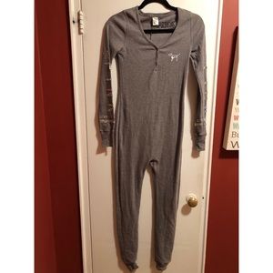 Victoria Secret Grey Onesie Worn Once